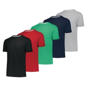 5-Pack: Men's Moisture-Wicking Active Athletic Performance Tees