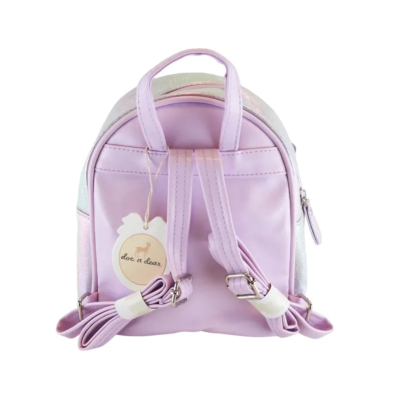 Butterfly Iridescent Backpack Lilac