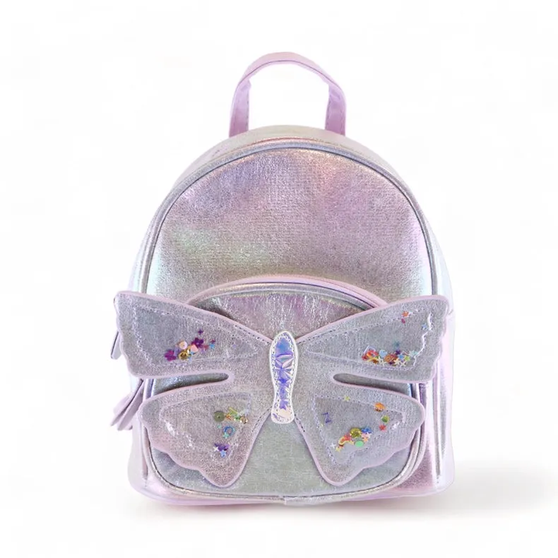 Butterfly Iridescent Backpack Lilac