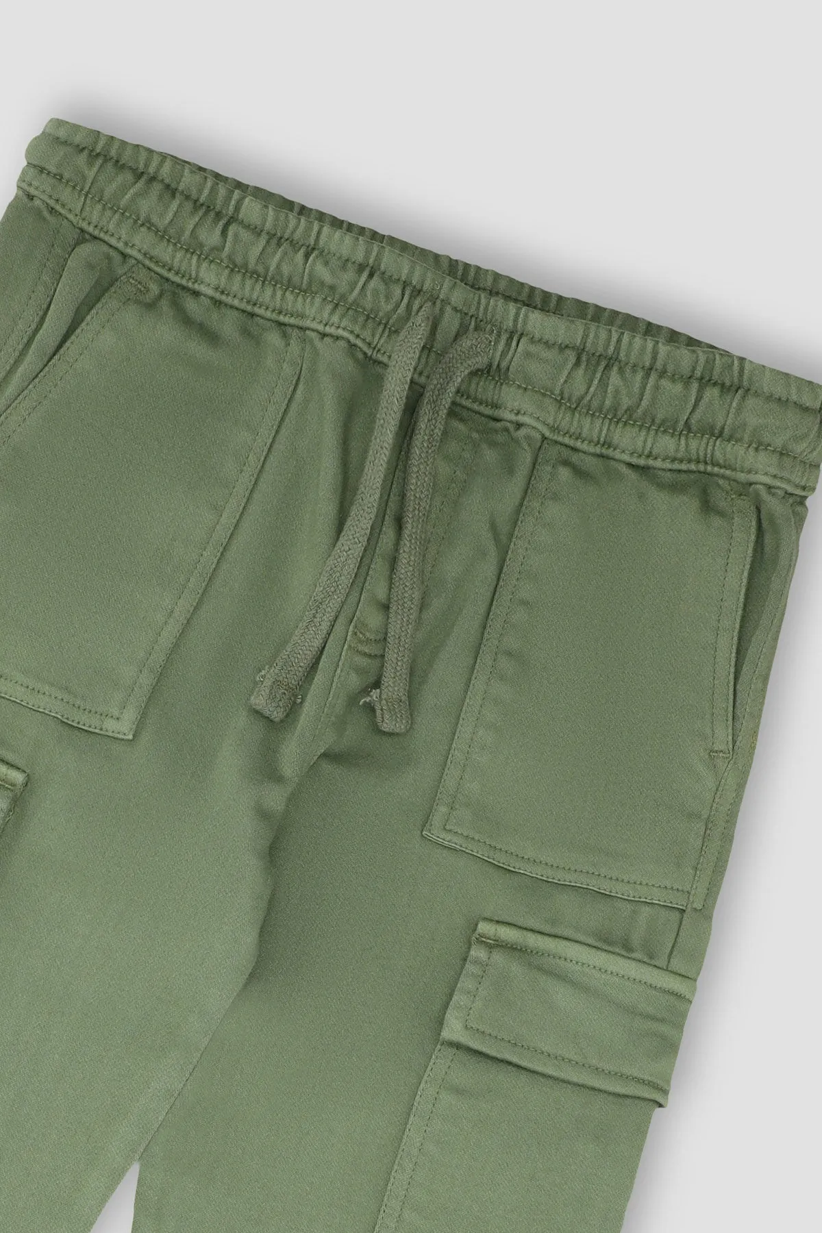 Cargo Jogger For Boy - Dark Green