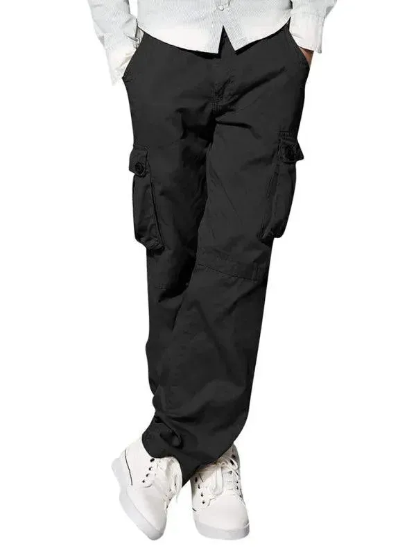 Casual Straight Loose Men Cargo Pants