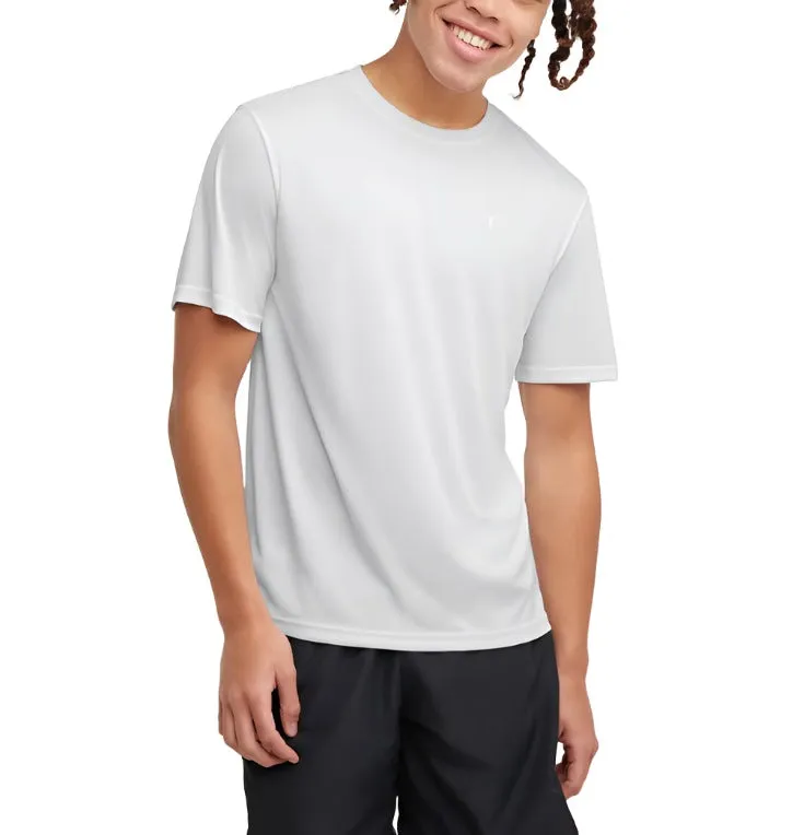 Champion Mens Double Dry Moisture Wick Short Sleeve T-Shirt