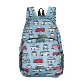 Eco Chic Blue Campervan Backpack