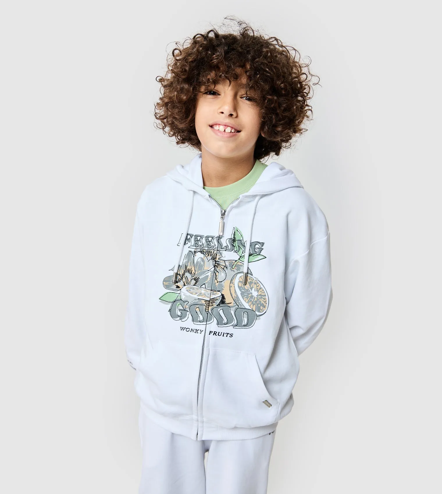 F5 Oversized Zip-Up Hoodie - Boys