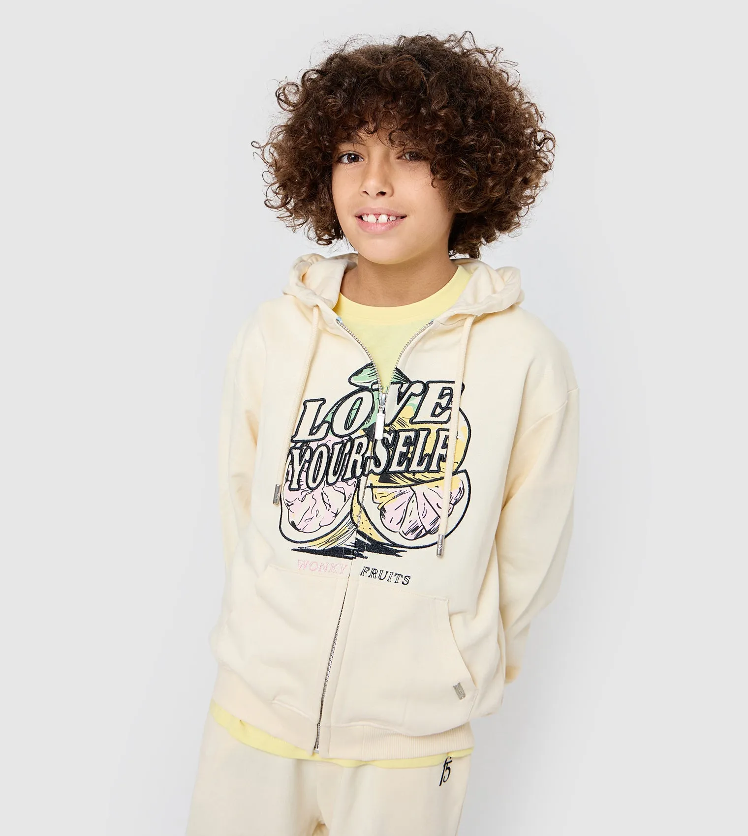 F5 Oversized Zip-Up Hoodie - Boys