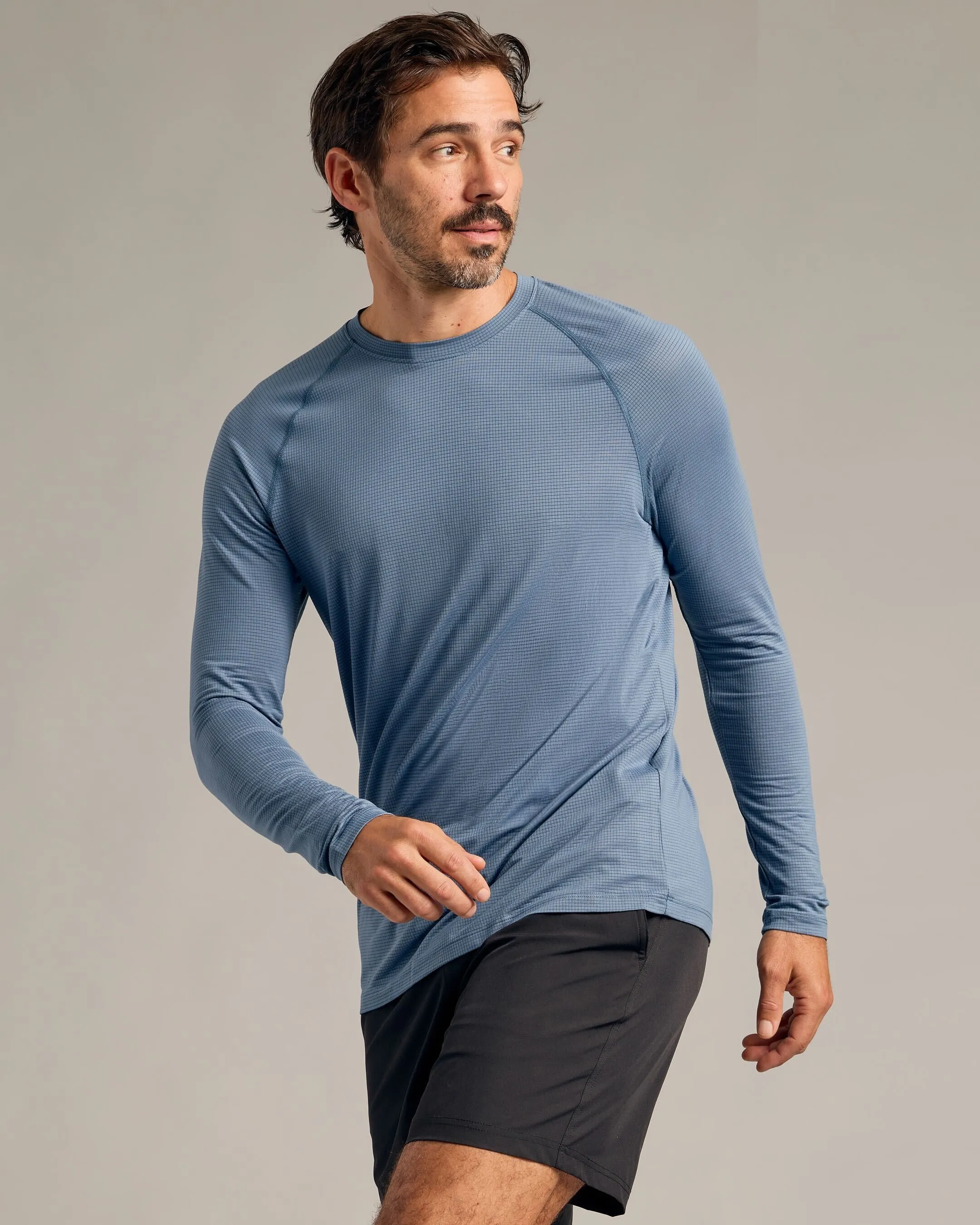 Fiord Long Sleeve Active Mesh Crew