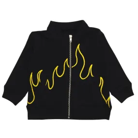 FLAMES ZIP UP HOODIE