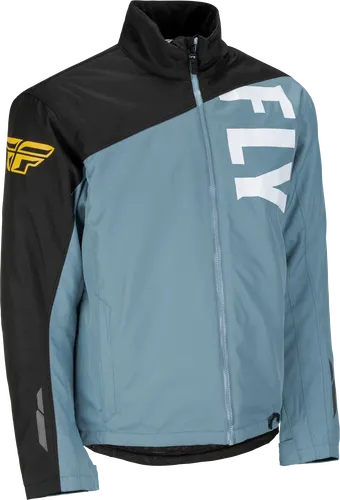 Fly Racing Aurora Snowmobile Jacket Blue Yellow