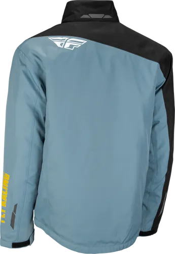 Fly Racing Aurora Snowmobile Jacket Blue Yellow