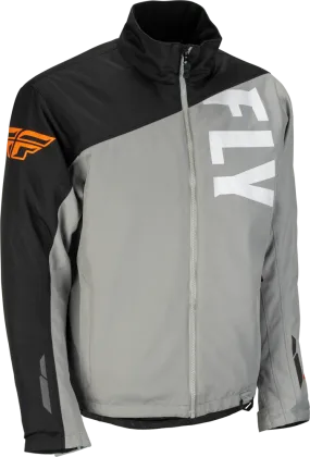 Fly Racing Aurora Snowmobile Jacket Grey Black Orange