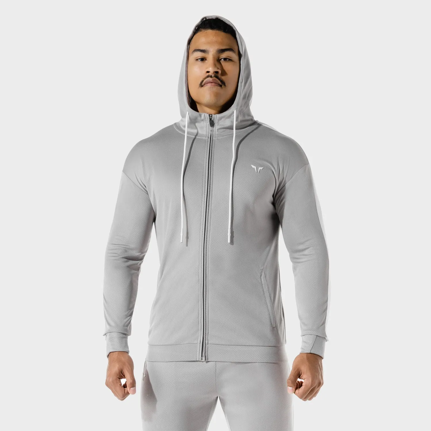 Hybrid Zip Up - Grey