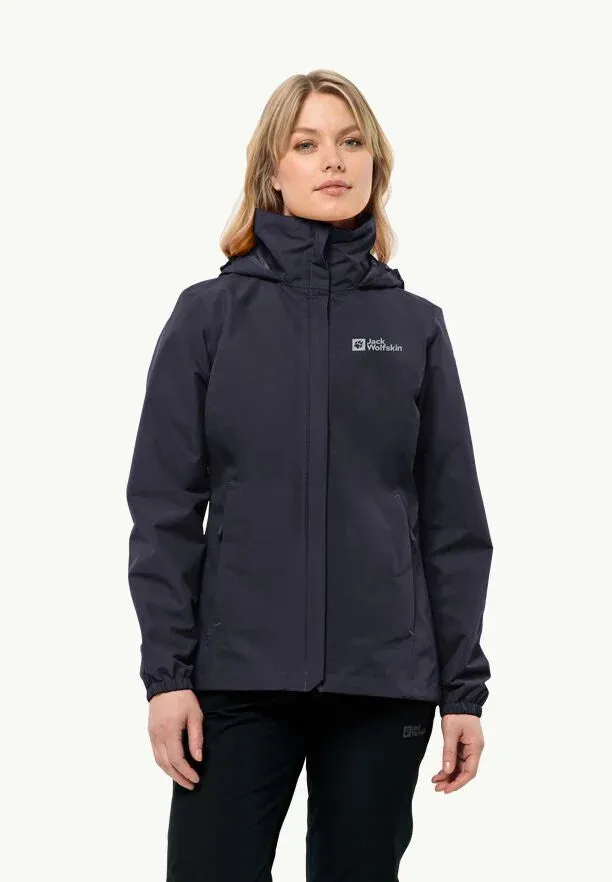 Jack Wolfskin Ladies Stormy Point 2L Waterproof Jacket