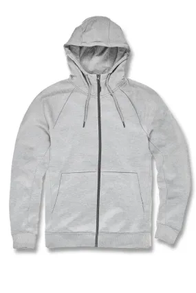 Jordan Craig Uptown Zip Up Hoodie (Heather Grey)