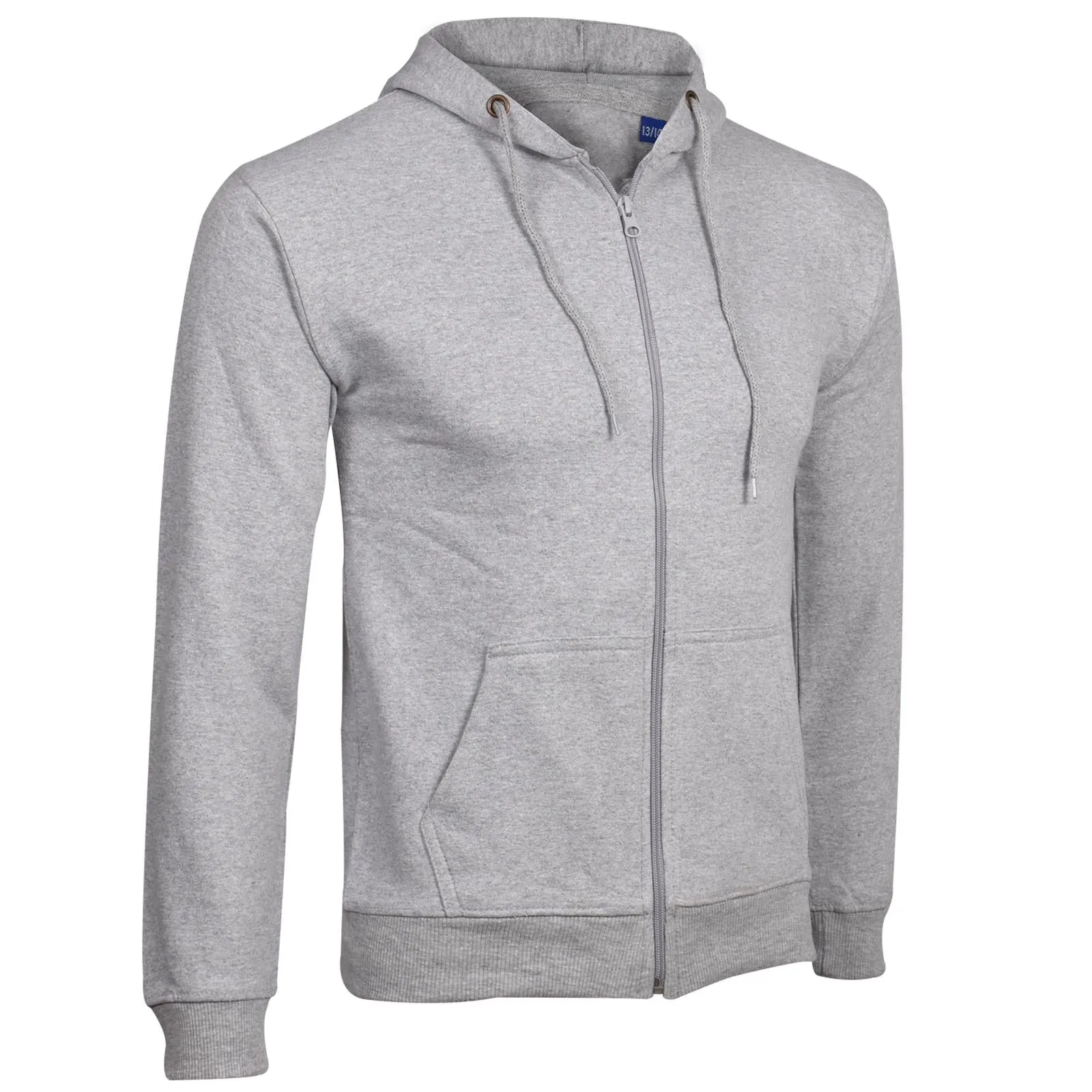 Kids Unisex Plain Zip up Hoodie - Same Cord