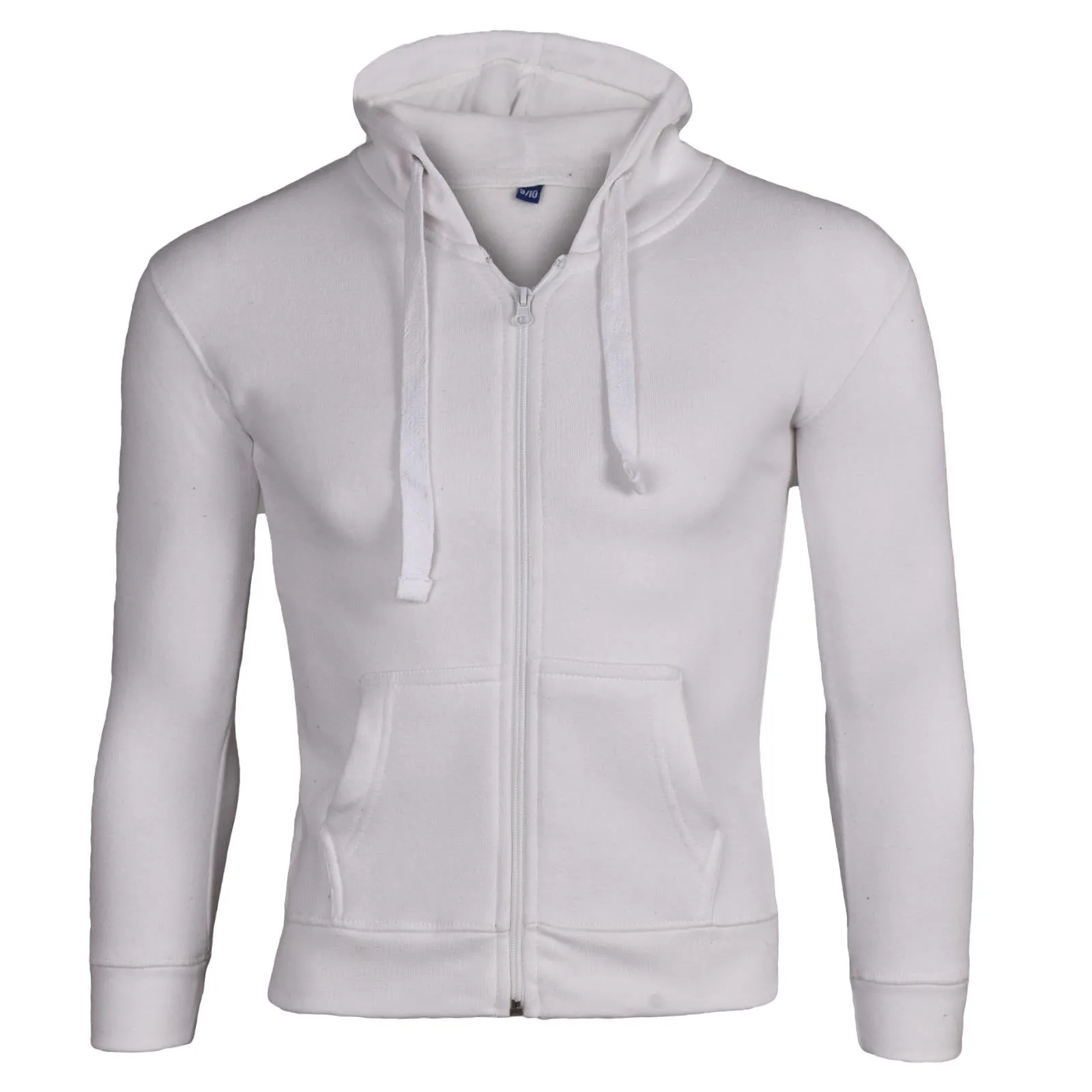 Kids Unisex Plain Zip up Hoodie - Same Cord