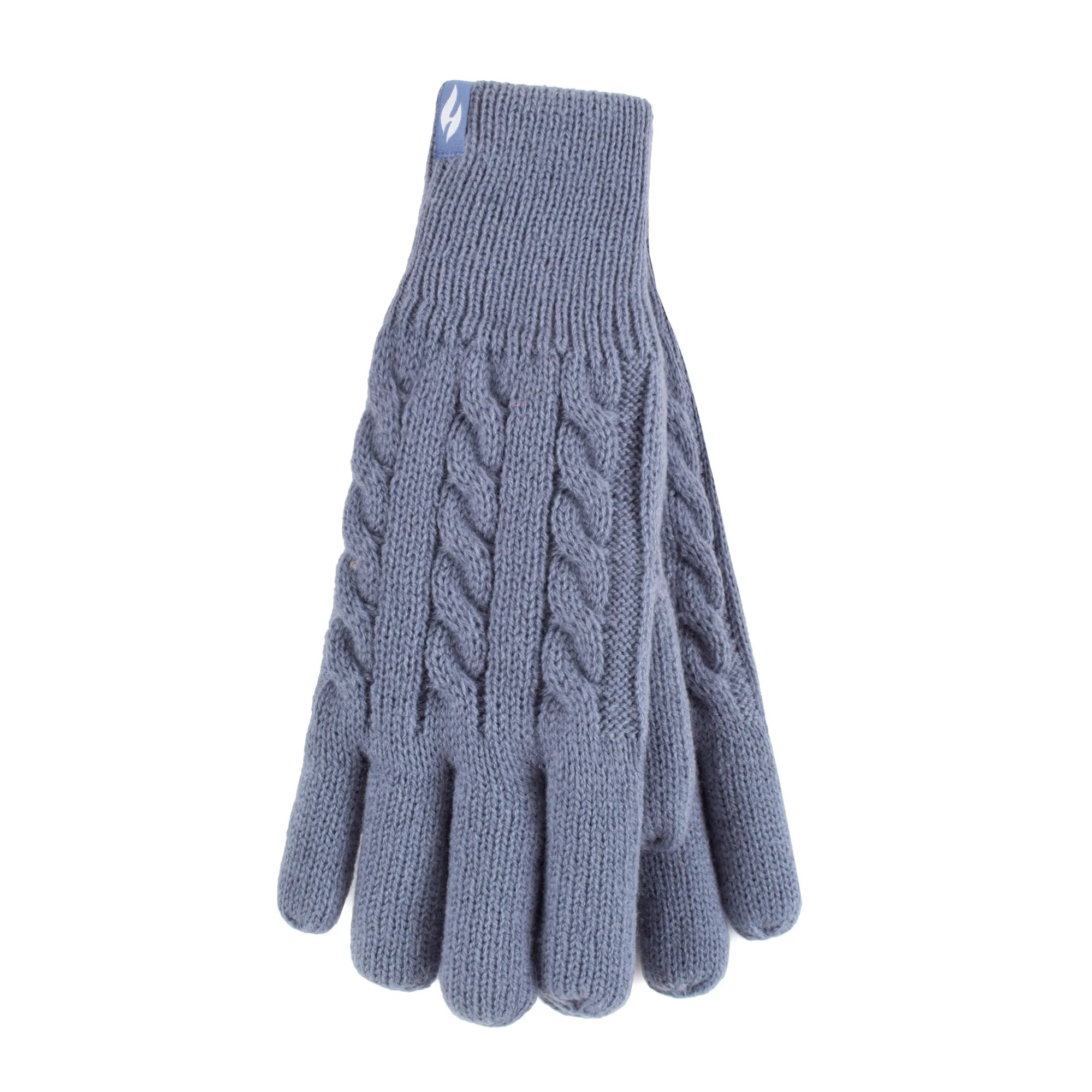 Ladies Willow Thermal Gloves - Dusky Blue