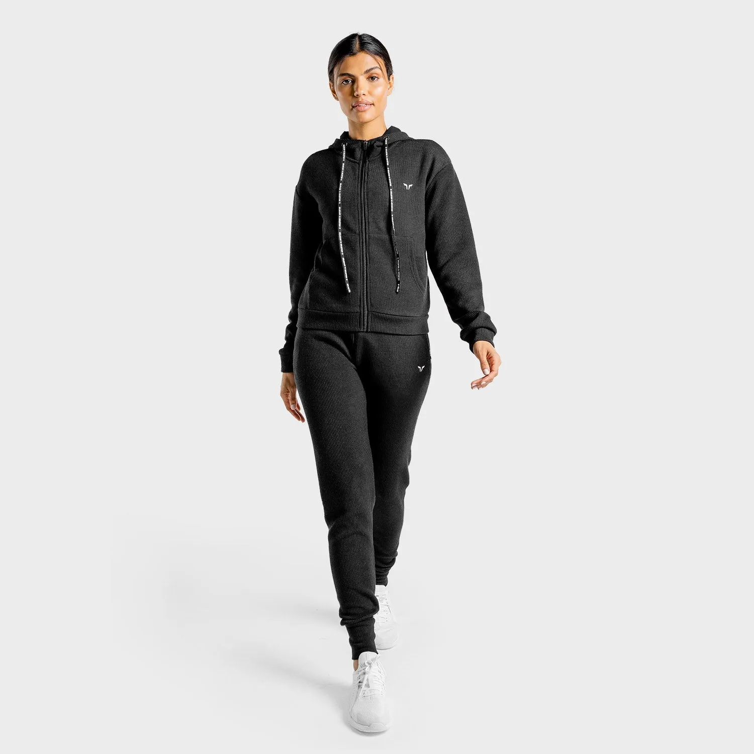 Luxe Zip Up - Onyx