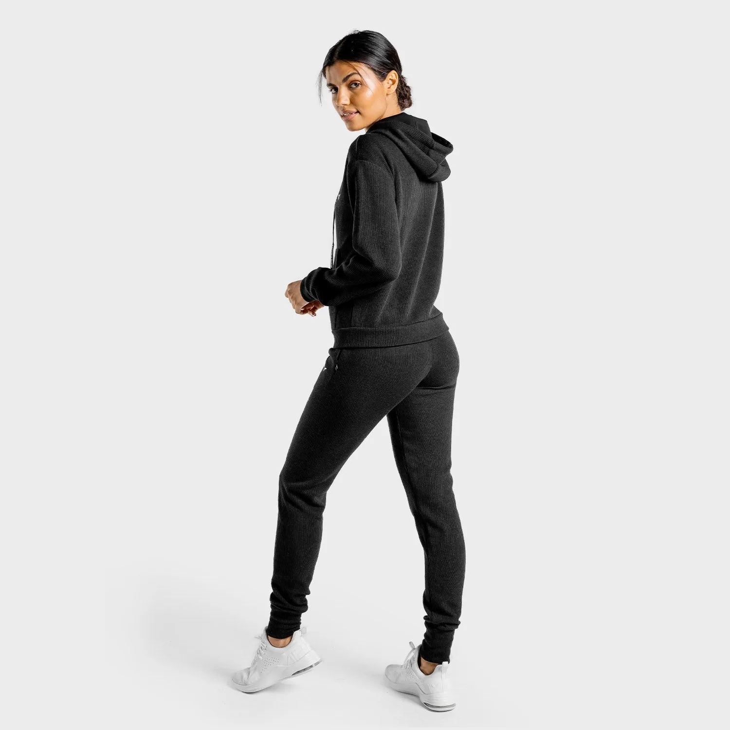 Luxe Zip Up - Onyx