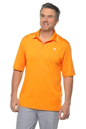 Men's Erodym Short Sleeve Golf Polo  |  Apricot Crush