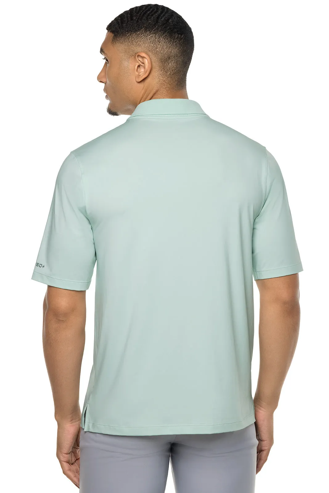 Men's Erodym Short Sleeve Golf Polo  |  Misty Aqua