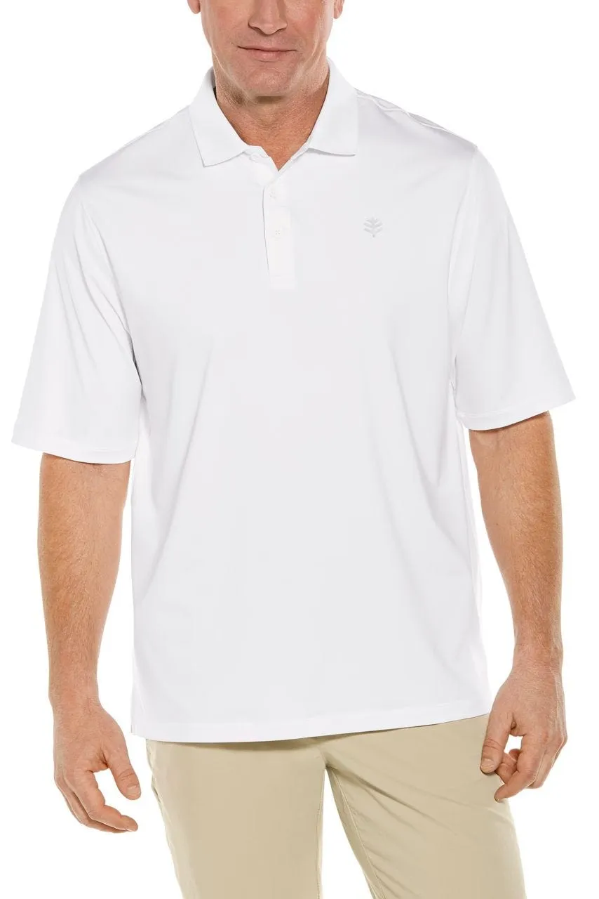 Men's Erodym Short Sleeve Golf Polo  |  White