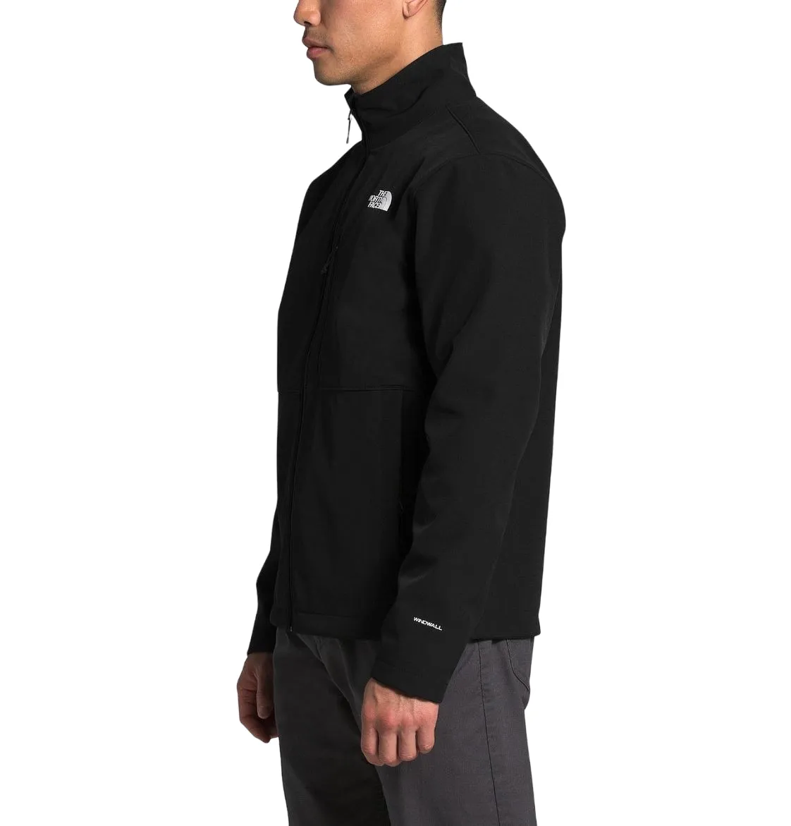 Mens The North Face Apex Bionic Full Zip Black Jacket