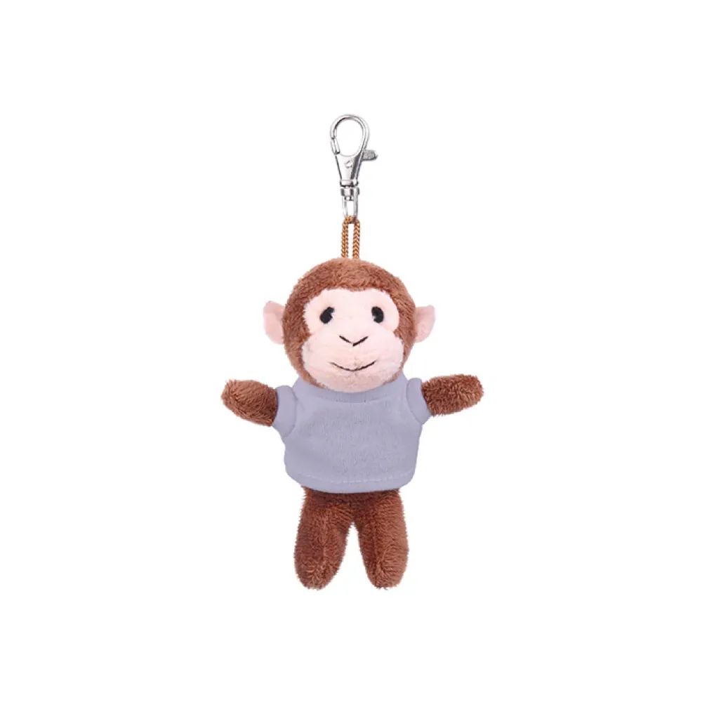 Monkey Keychain with Tee 4"