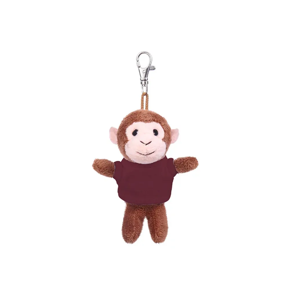 Monkey Keychain with Tee 4"