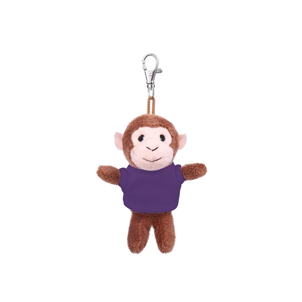 Monkey Keychain with Tee 4"