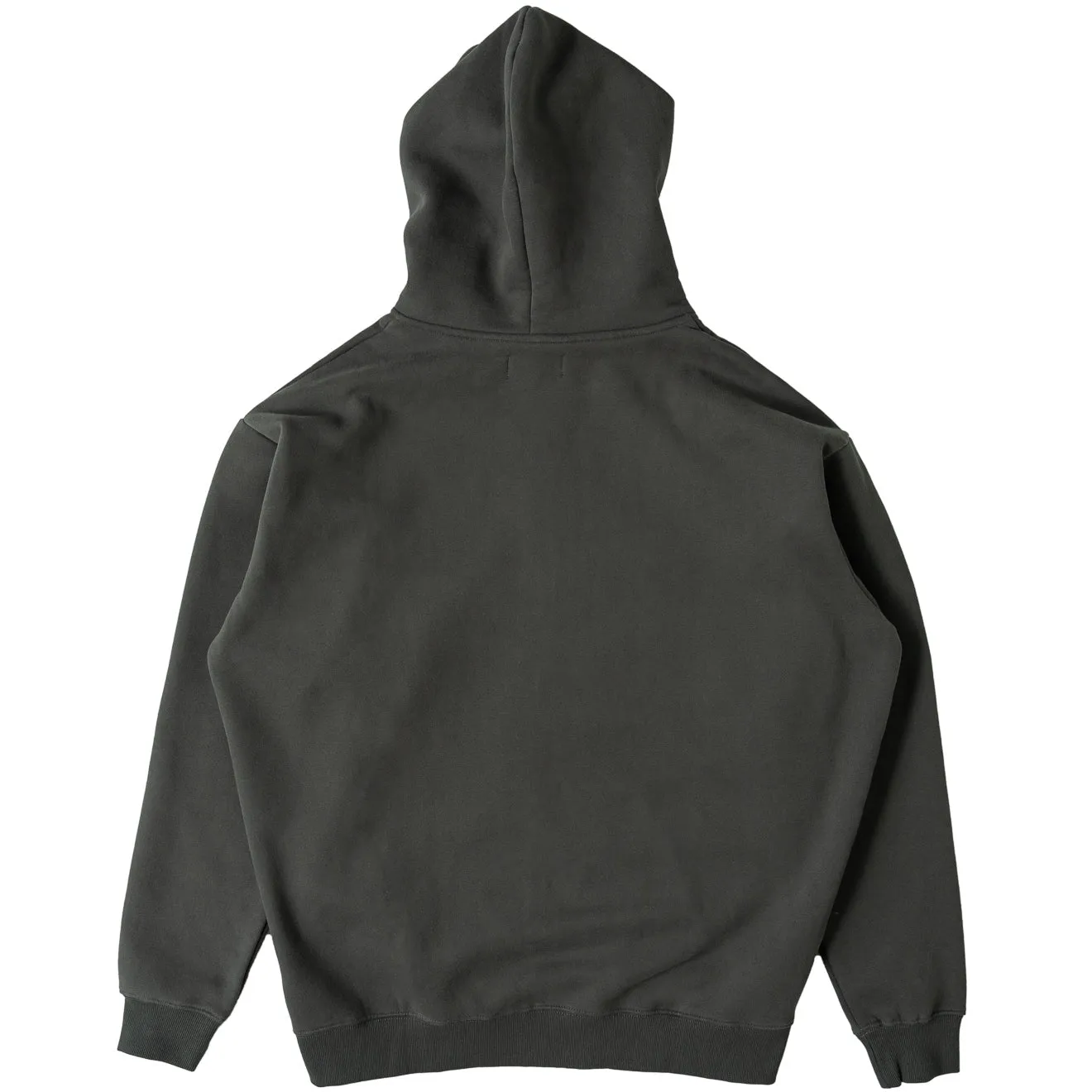 OVERSIZED LUX "SIMPLE" ZIP UP - GUNMETAL