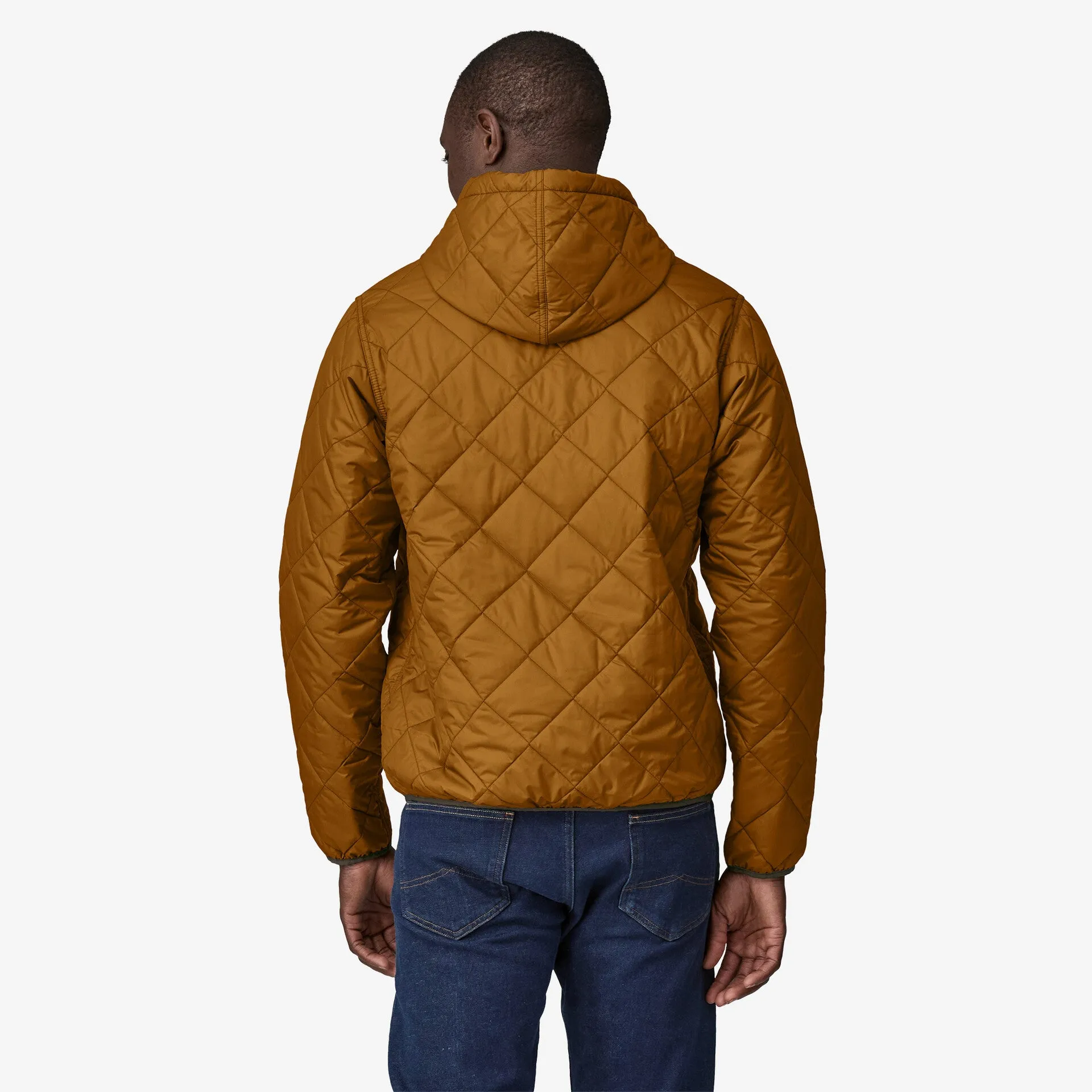 Patagonia Men's Diamond Quilted Bomber Hoody - SHELTER BROWN