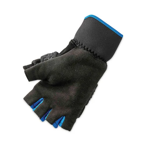 Proflex 816 Thermal Flip-top Gloves, Black, Large, Pair