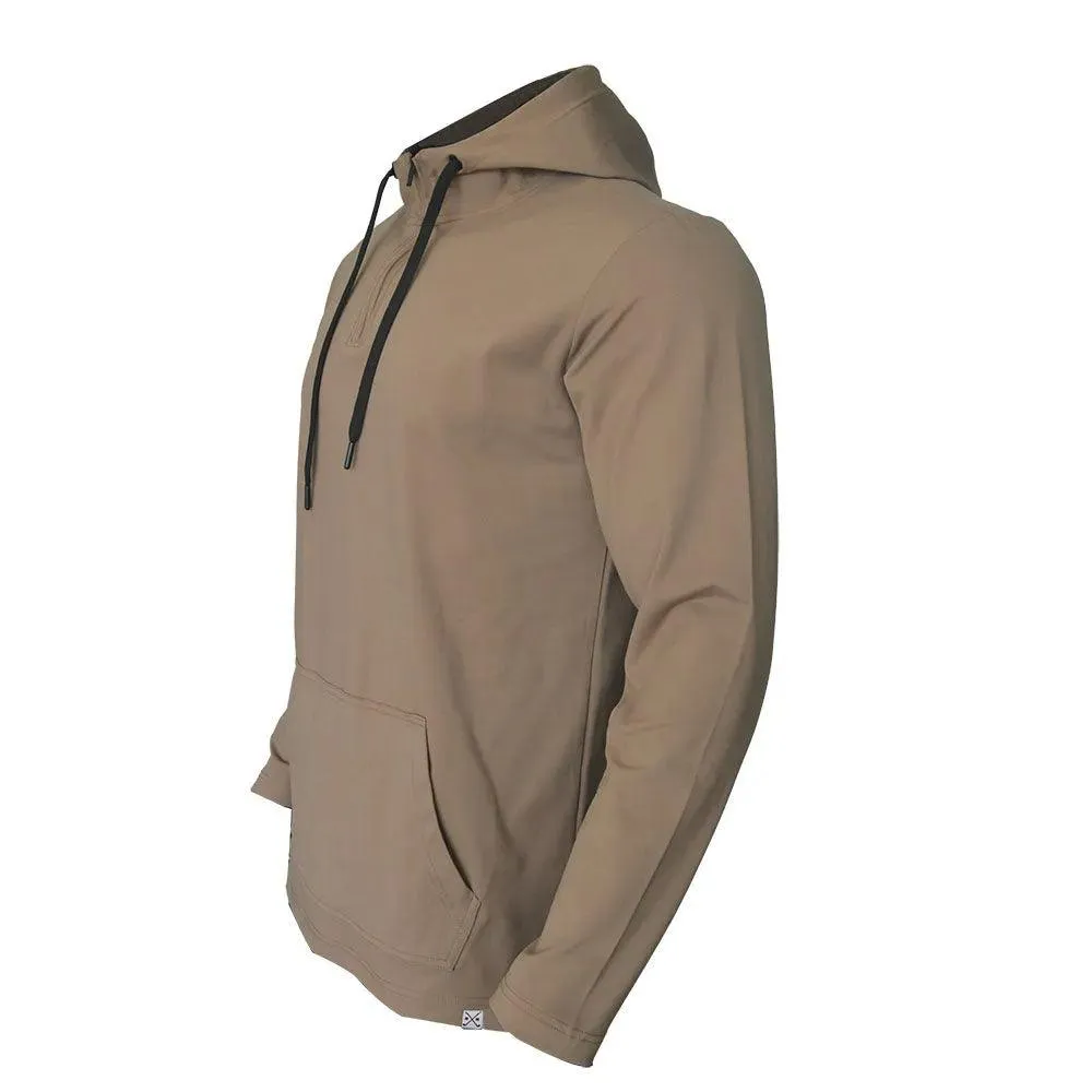 Quarter Zip Hoodie - Cozy Fleece-Lined Warmth & Versatile Style