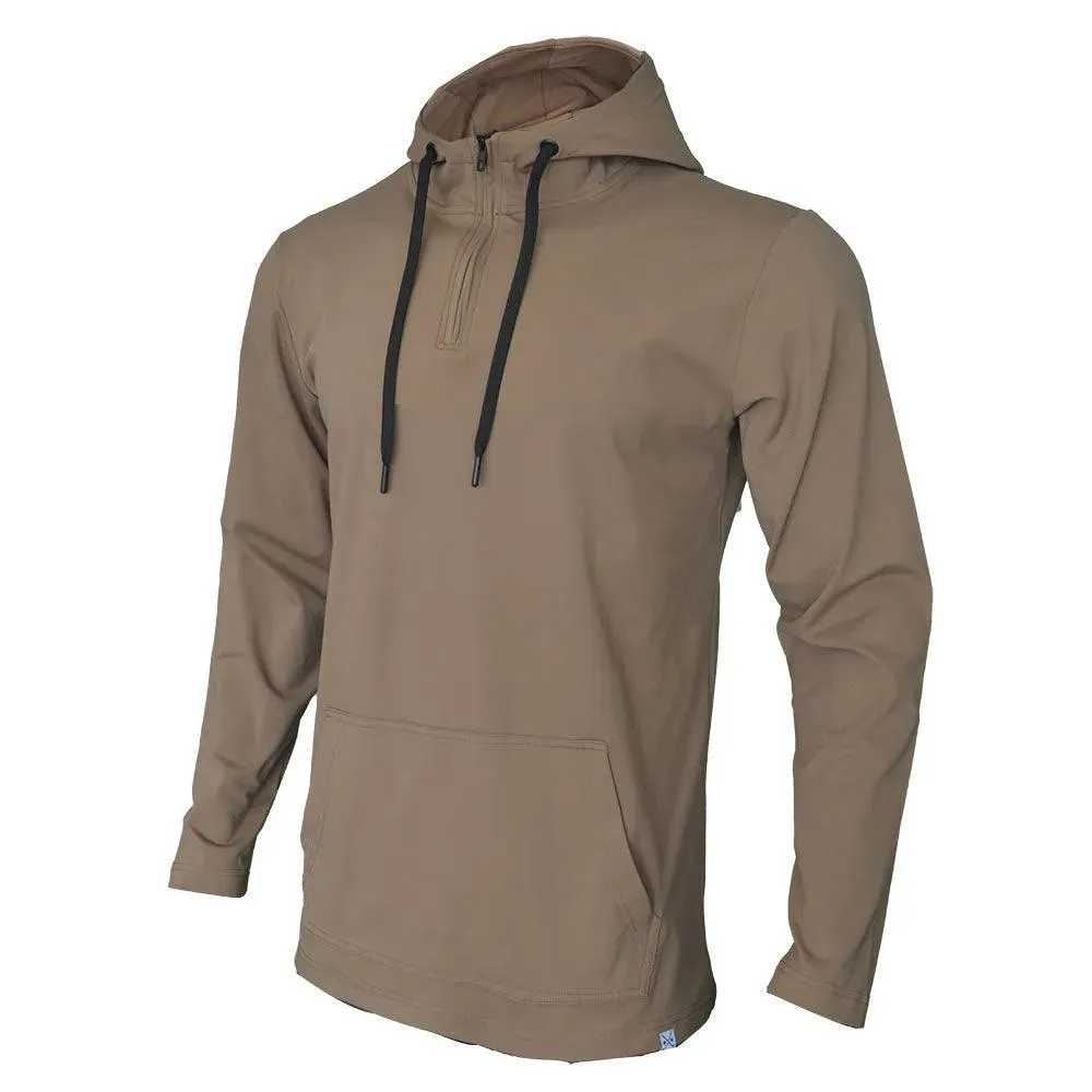 Quarter Zip Hoodie - Cozy Fleece-Lined Warmth & Versatile Style