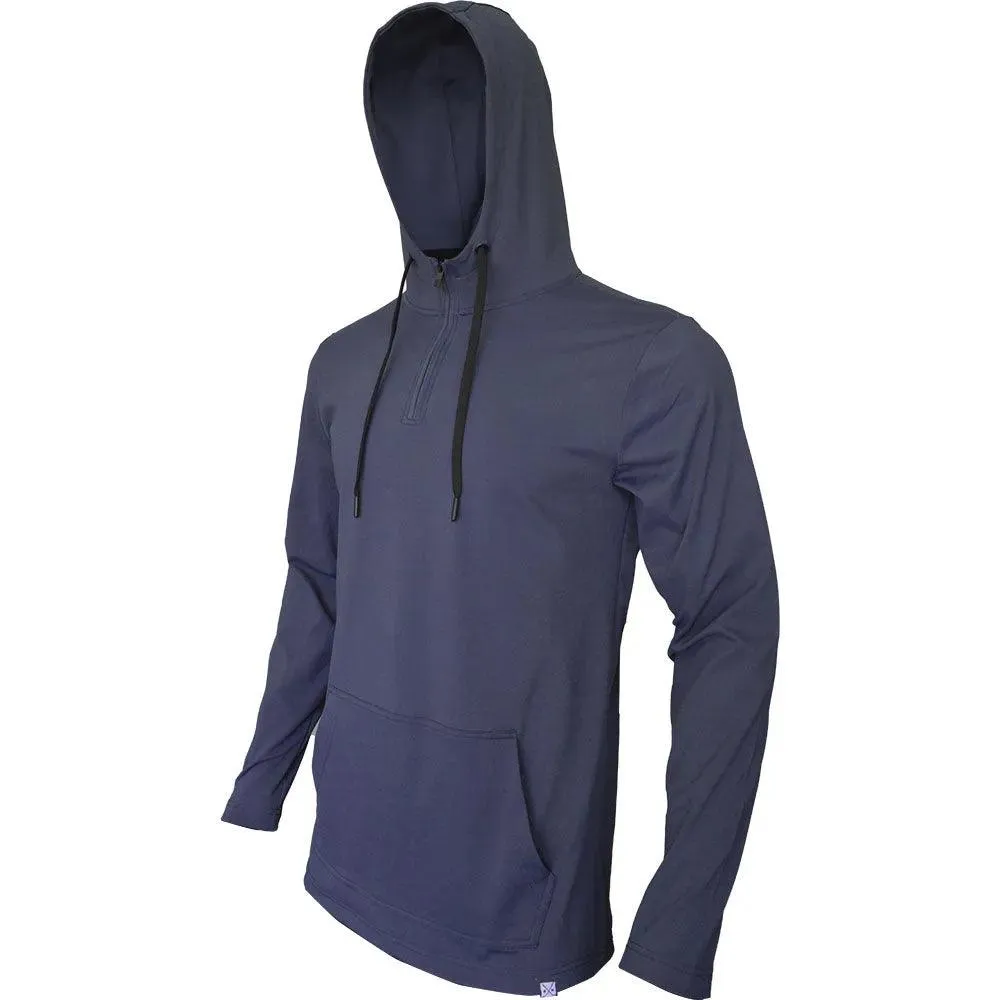 Quarter Zip Hoodie - Cozy Fleece-Lined Warmth & Versatile Style