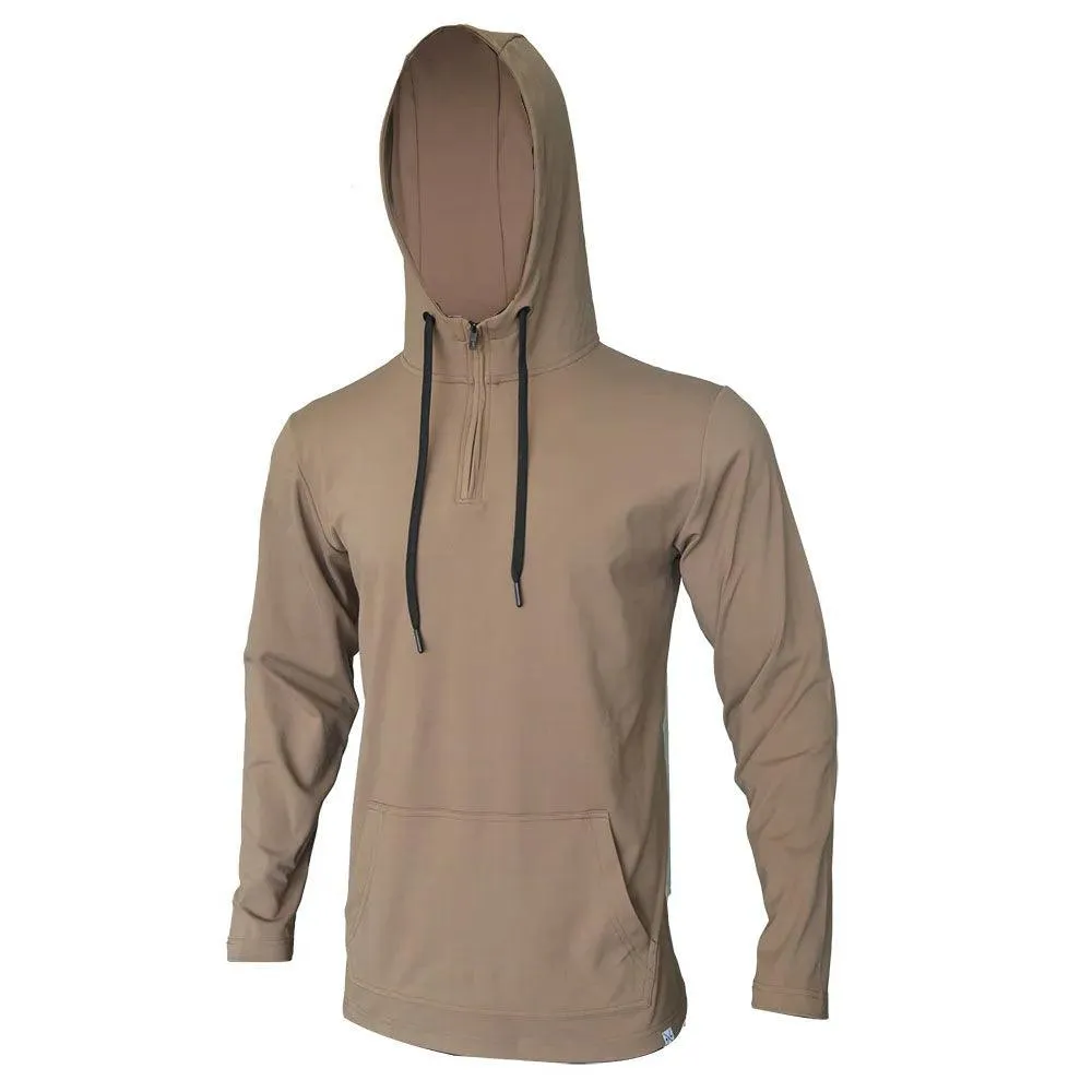 Quarter Zip Hoodie - Cozy Fleece-Lined Warmth & Versatile Style