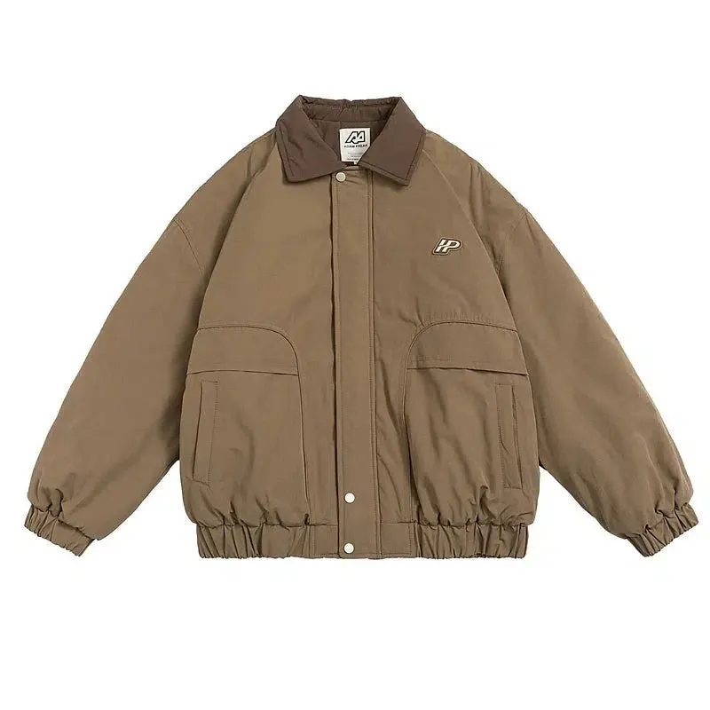 Retro Windproof Lapel Jacket