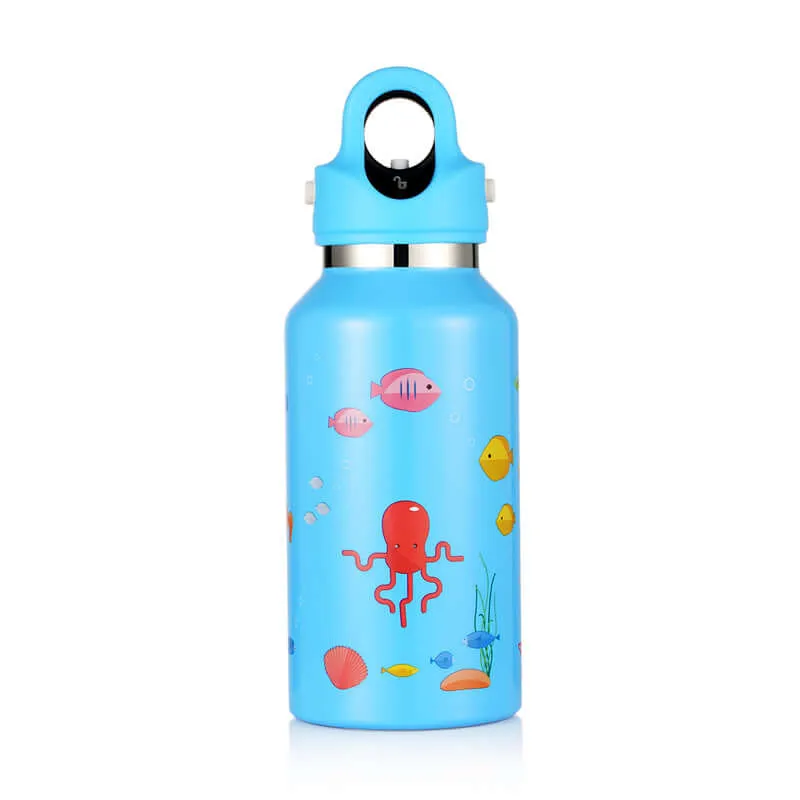 Revomax Kids Water Bottle – Leak-Proof, Easy-Open, Hot & Cold Flask -355ml