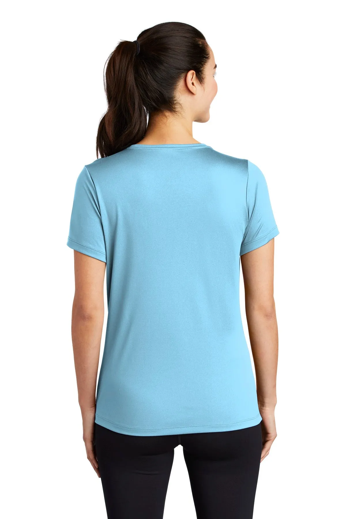 Sport-Tek Ladies Posi-UV Pro Scoop Neck Tee. LST420