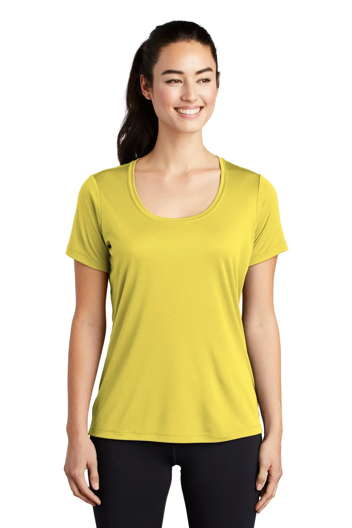 Sport-Tek Ladies Posi-UV Pro Scoop Neck Tee. LST420