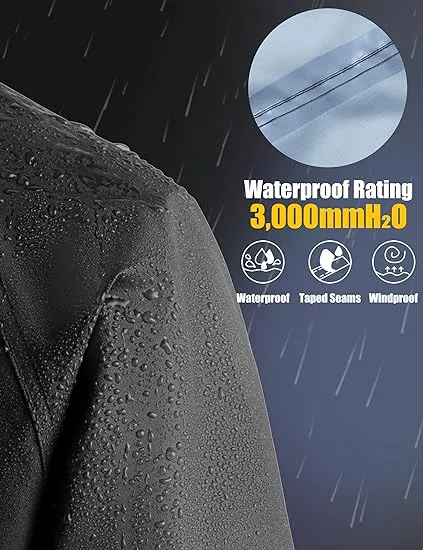 Ubon Waterproof Rain Suits Including Jackets and Pants Rain Gear Lightweight for Men & Women