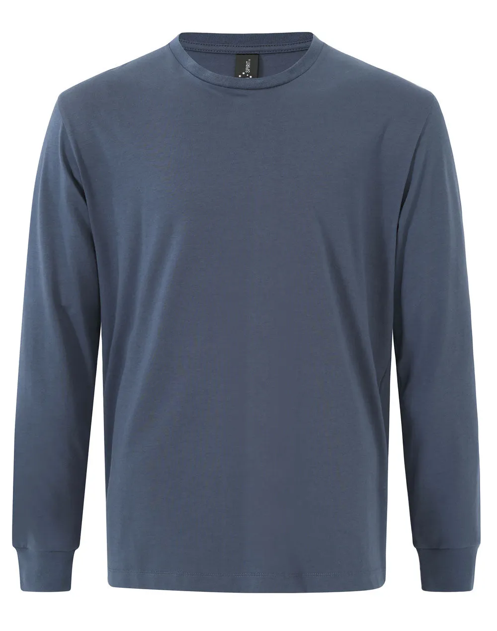 Winning Spirit Mens Premium Cotton Face L/S Tee-(TS47)