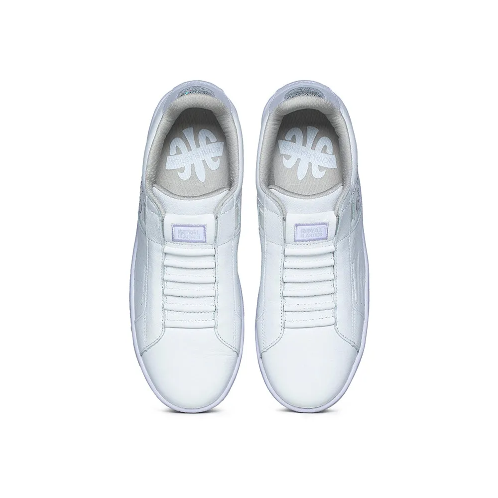 Women's Icon Genesis White Purple Leather Sneakers 91901-060