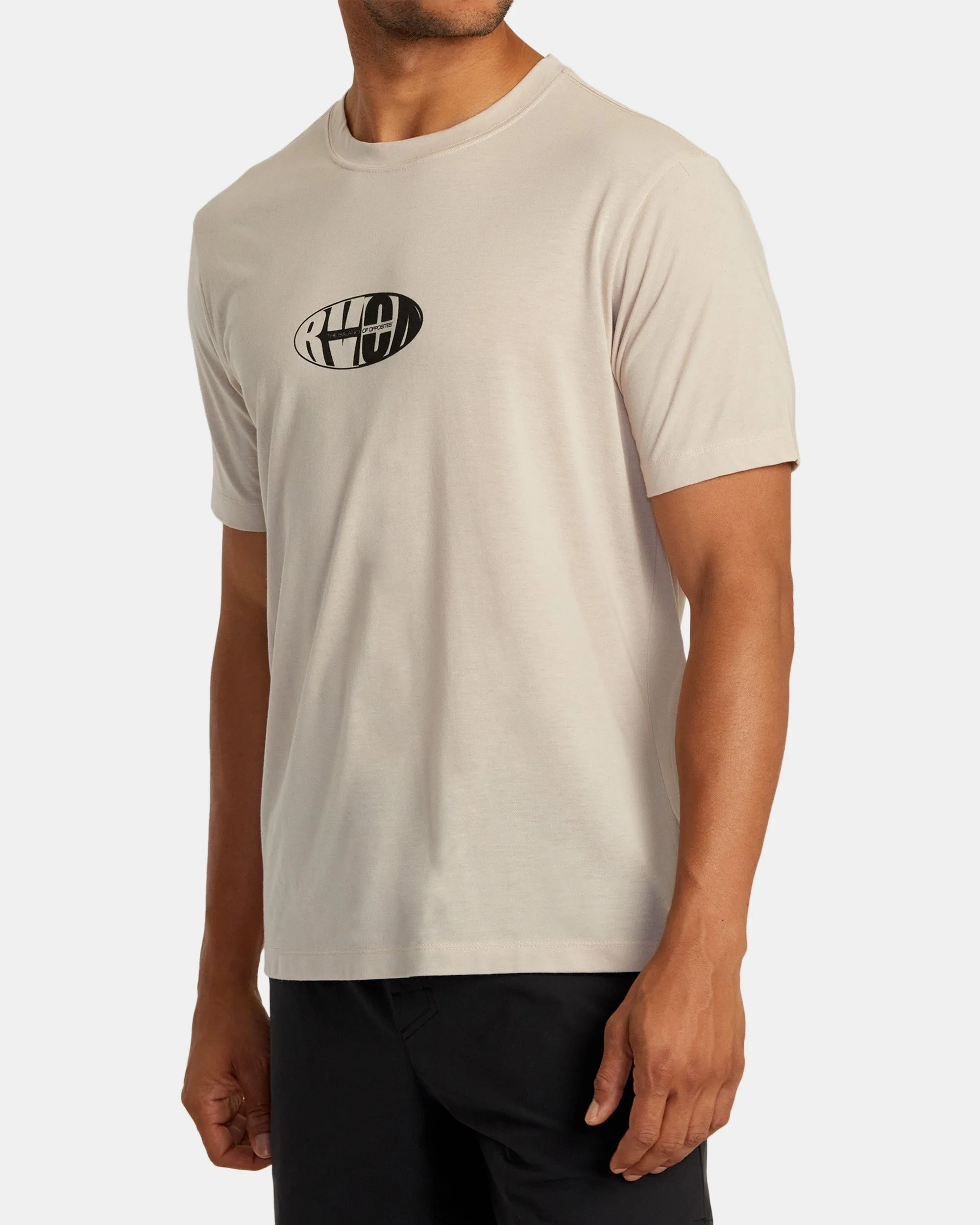 Y2 RVCA Short Sleeve Tee - Warm Grey