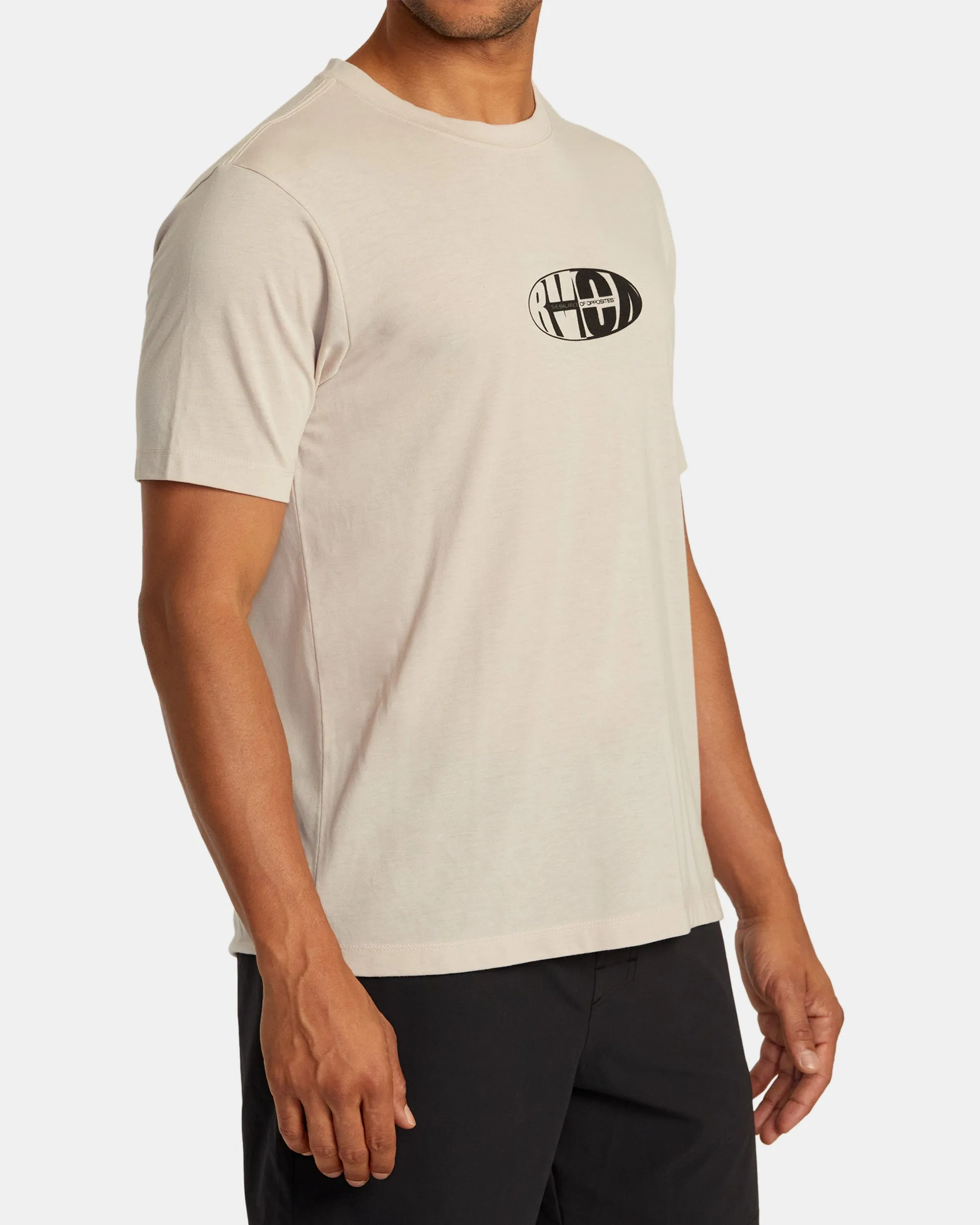 Y2 RVCA Short Sleeve Tee - Warm Grey