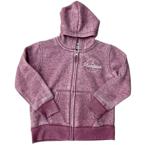 Youth Montauk Endless Summer Screen Printed Zip-Up Hoodie in Denim Plum